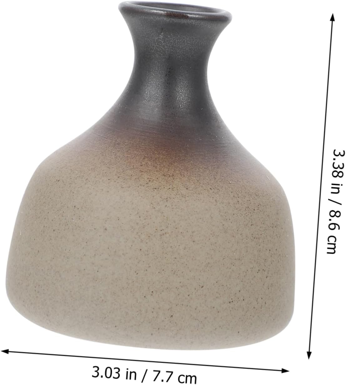 Stobaza Mini Flower Vase Retro Ceramic Design for Home Office and Special Occasions