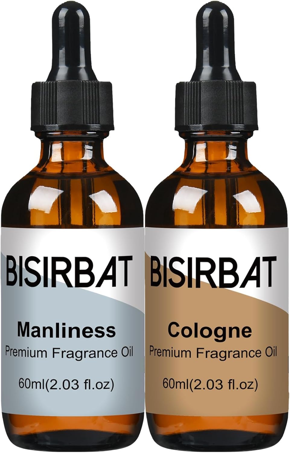BISIRBAT Mens Fragrance Oil Set 60mlx2 1