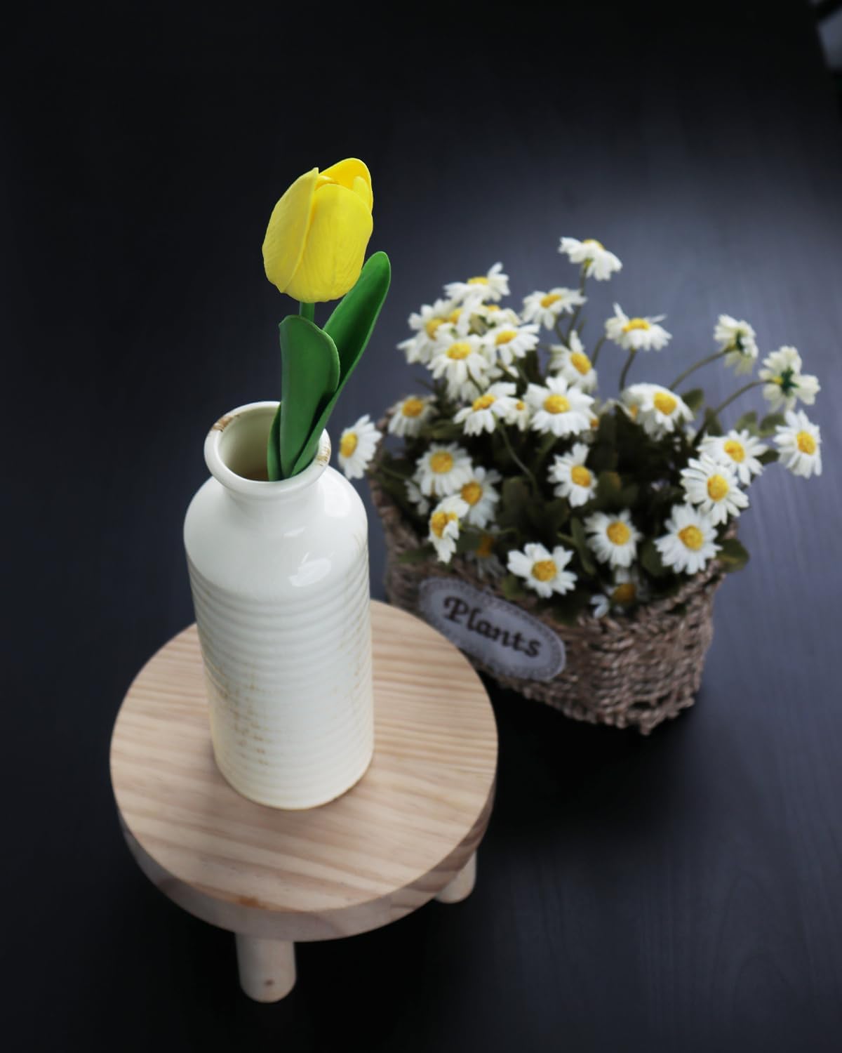 CheeryStow White Ceramic Vase Set of 3
