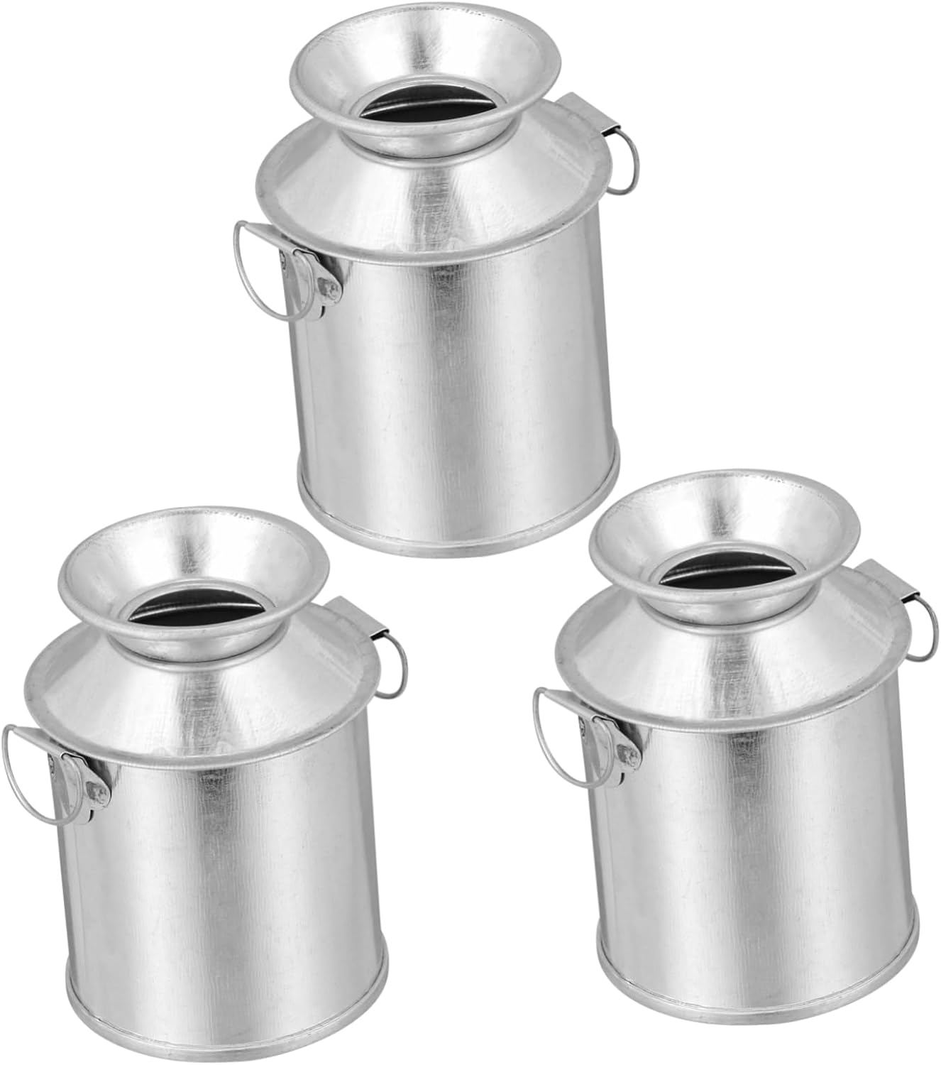 3pcs Retro Iron Flowerpot Cottage Decor Vintage Flower Bucket for Potted Plants 1