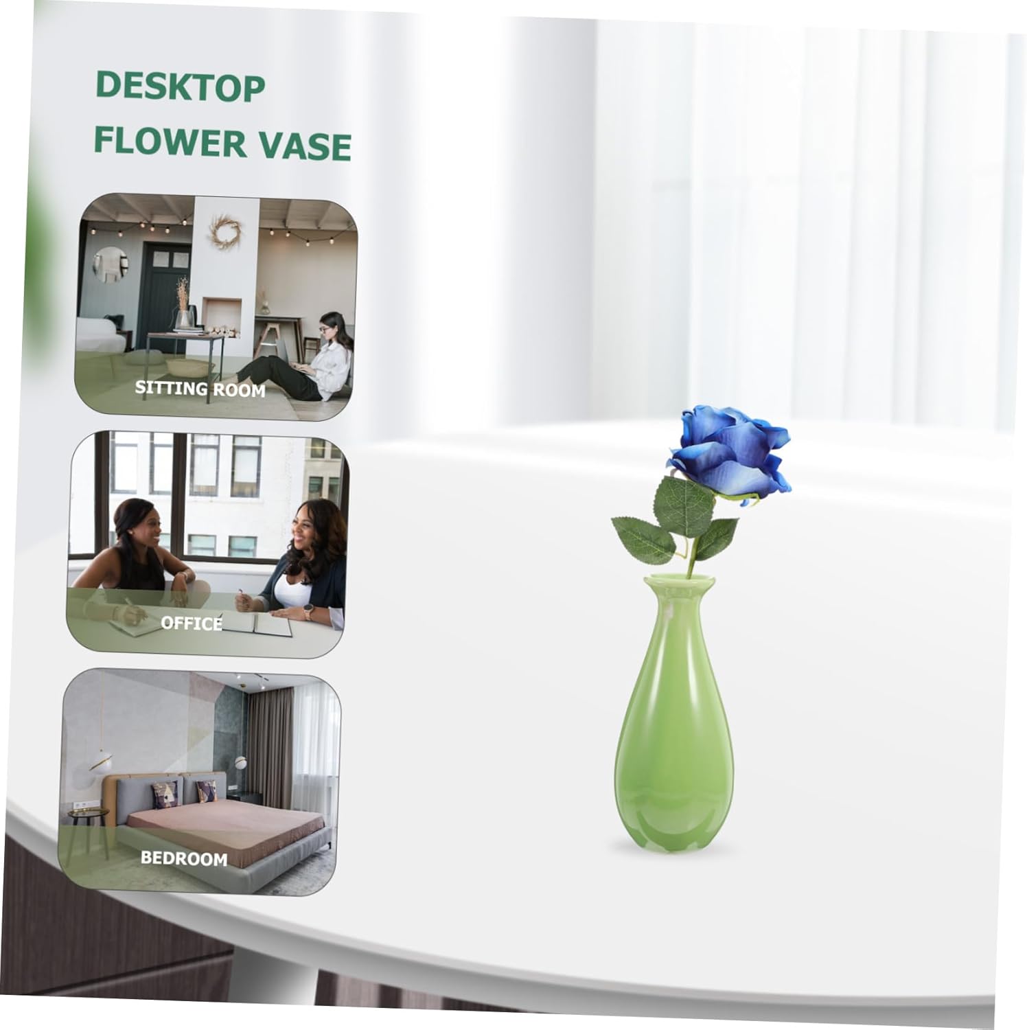 Small Ceramic Vase Bottle Decor for Home
