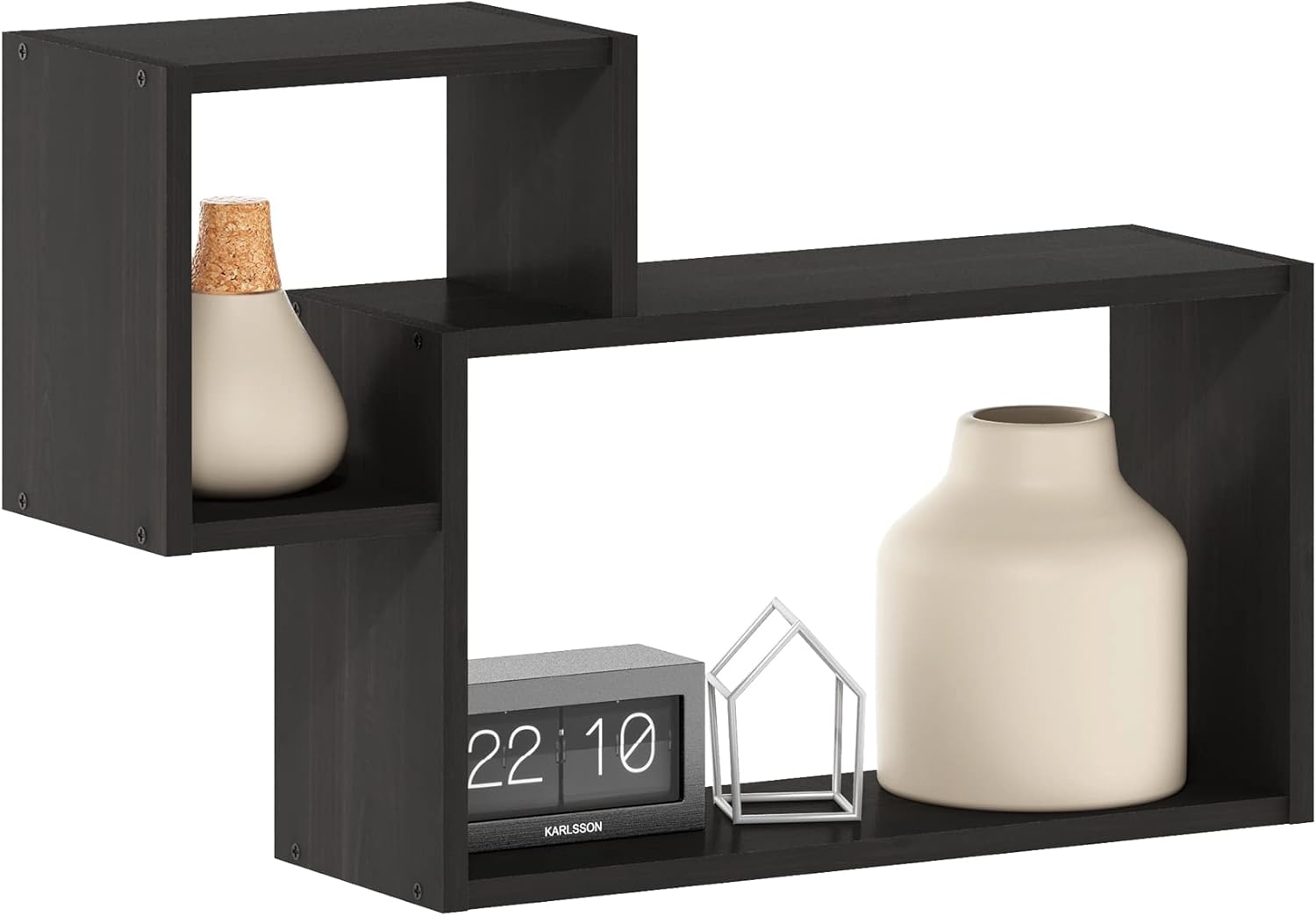 Furinno Rossi Interweave Floating Shelf Set of 2