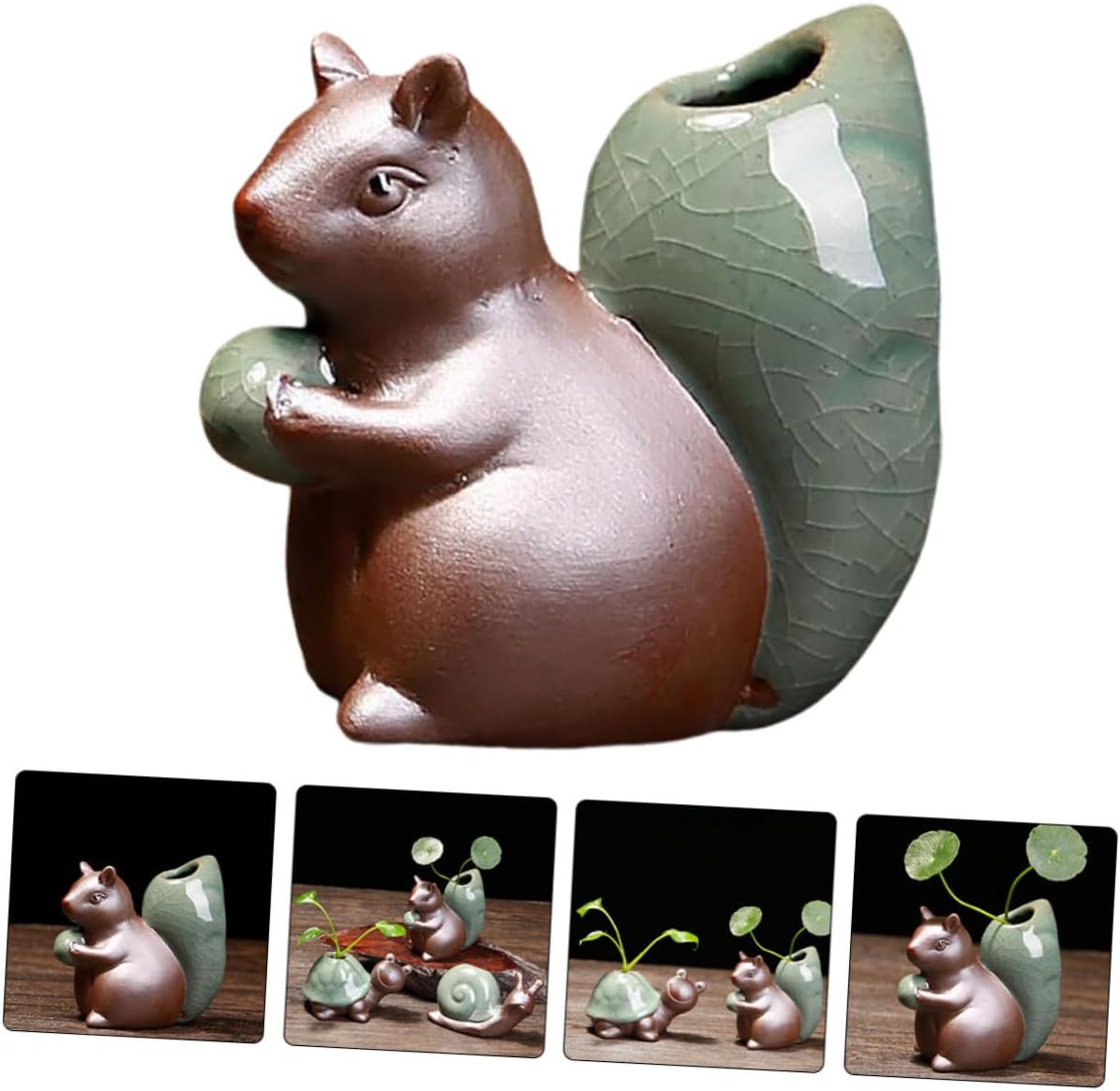 Retro Mini Ceramic Vase for Home Office Decor 1