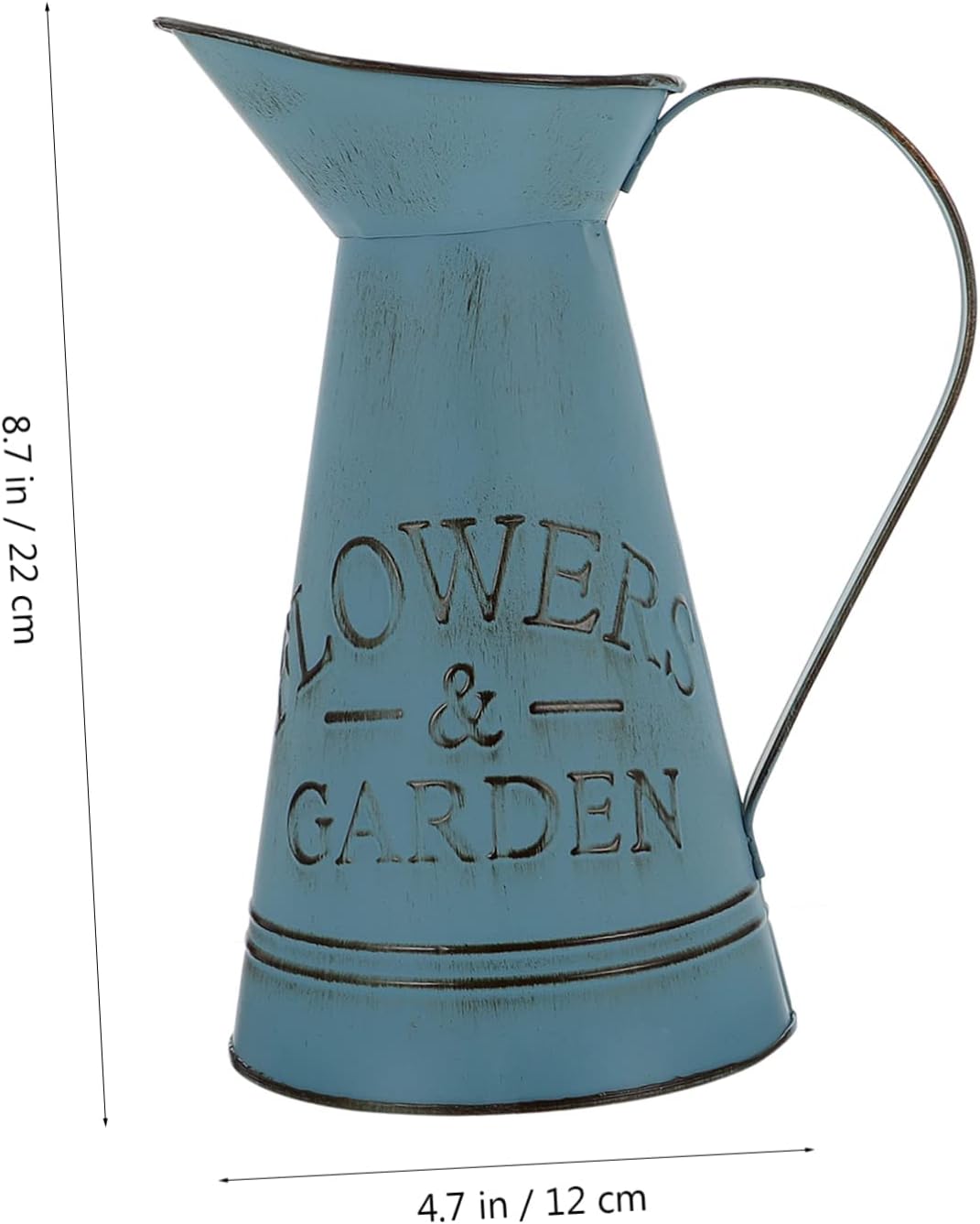 STOBAZA Antique Iron Flower Arranging Pot Decorative Vase for Dried Flowers