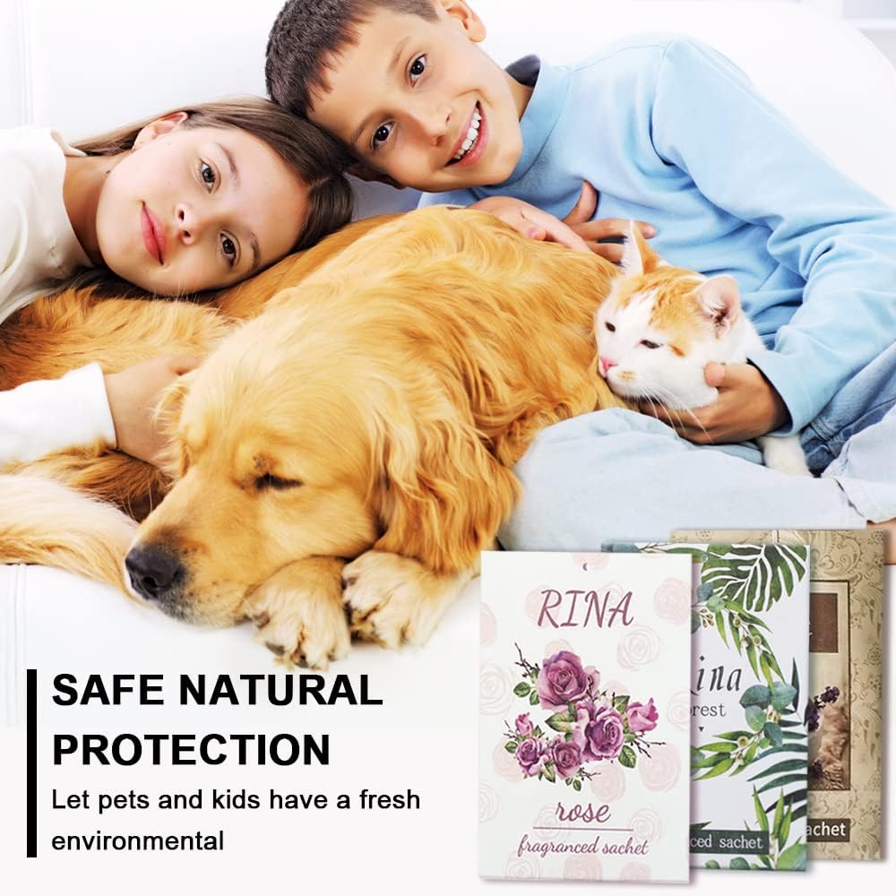 Qingbei Rina Lavender Scented Sachets 40-Pack