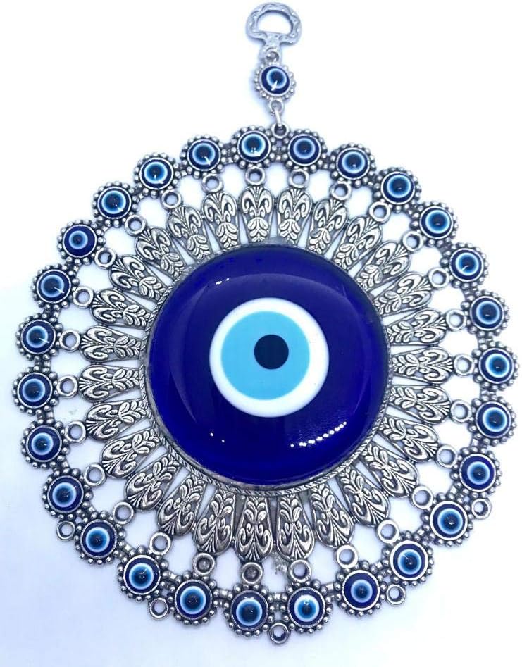 Large Blue Evil Eye Wall Hanging Decor in Box
