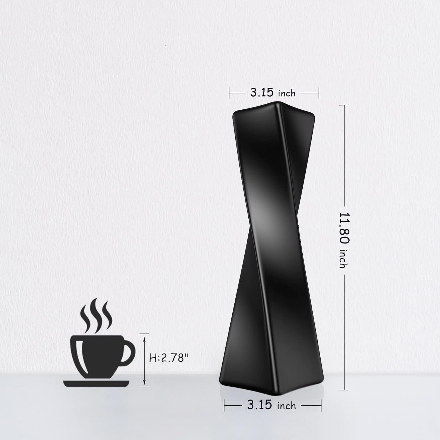 Geometric Ceramic Vase for Home Decor