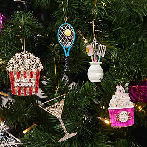 2025 Christmas Ornament Tennis Design Hanging Decoration