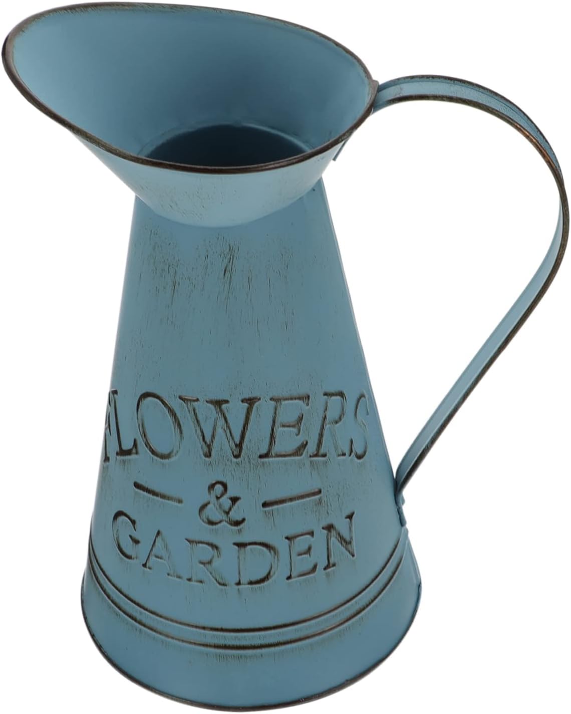 STOBAZA Antique Iron Flower Arranging Pot Decorative Vase for Dried Flowers