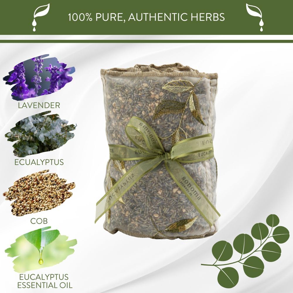 Sonoma Lavender Dried Eucalyptus and Lavender Sachets by the Yard