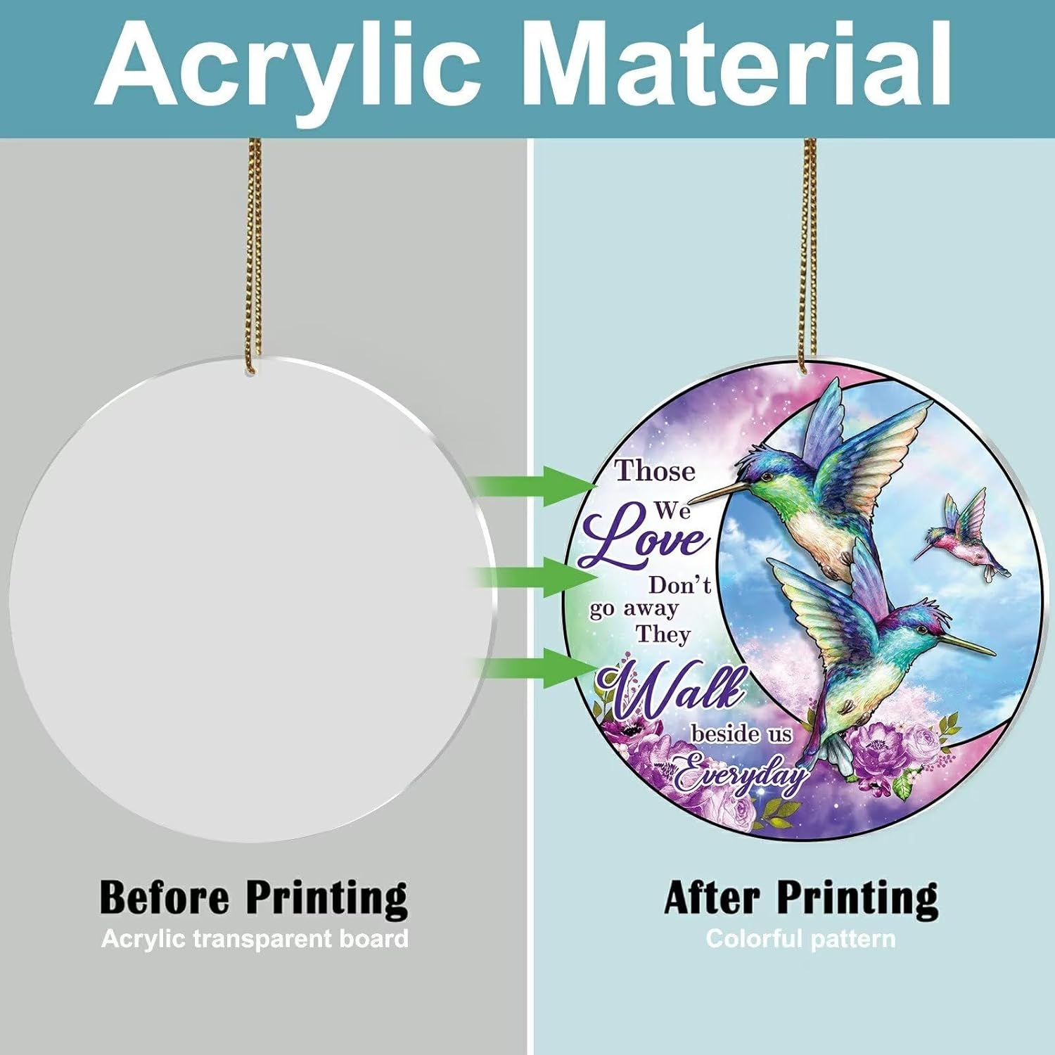 Hummingbird Memorial Christmas Ornament 2024 Sympathy Gift for Loss of Loved One Loving Memorial Decor