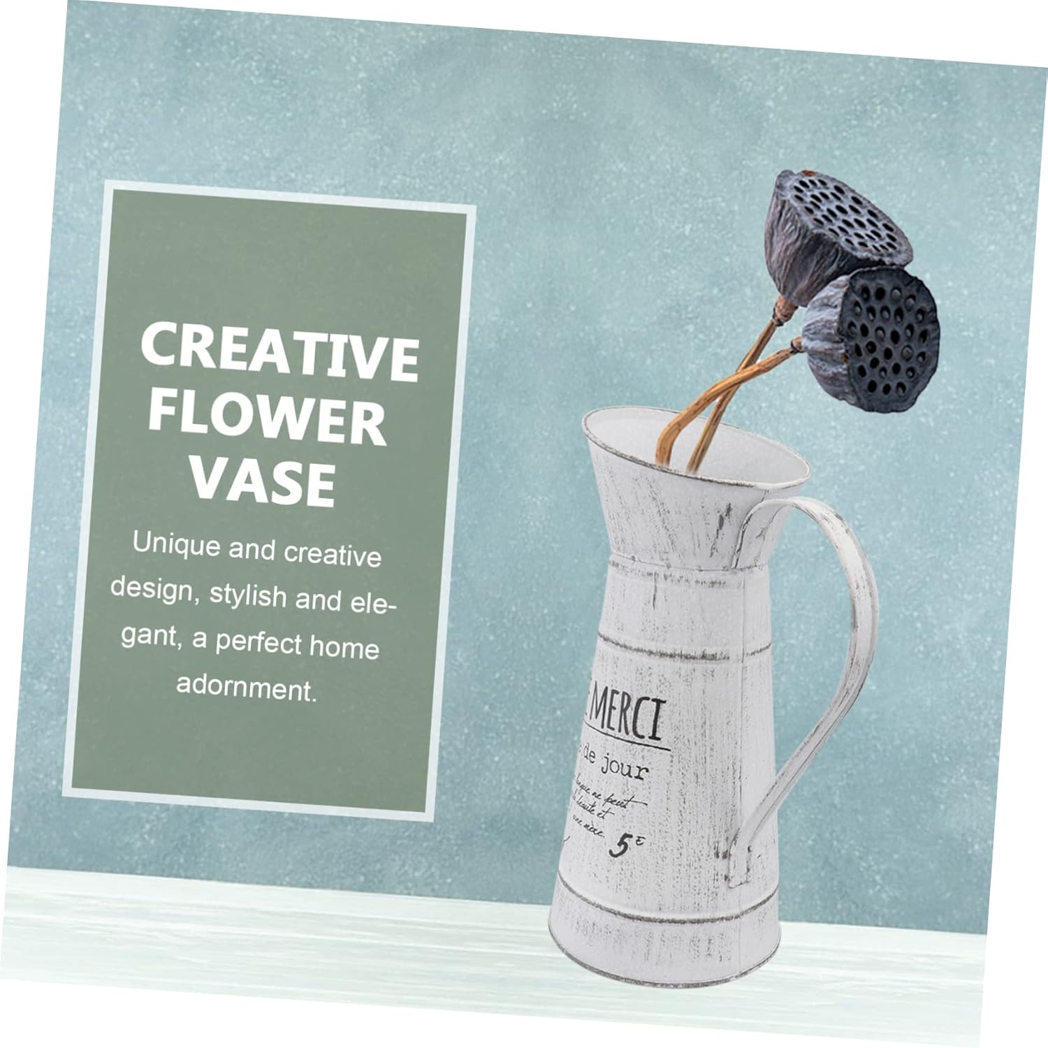 Retro Kettle Shaped Vase for Home Decor