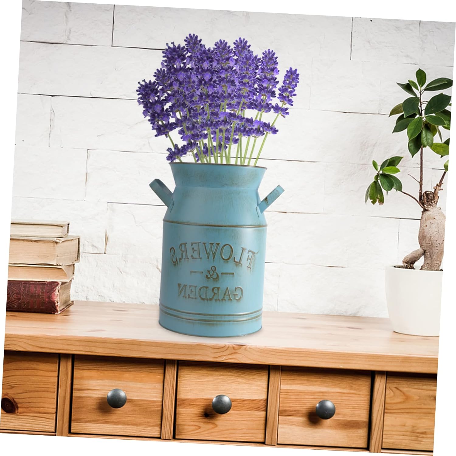 Metal Crafted Flower Vase for Bouquets and Decor