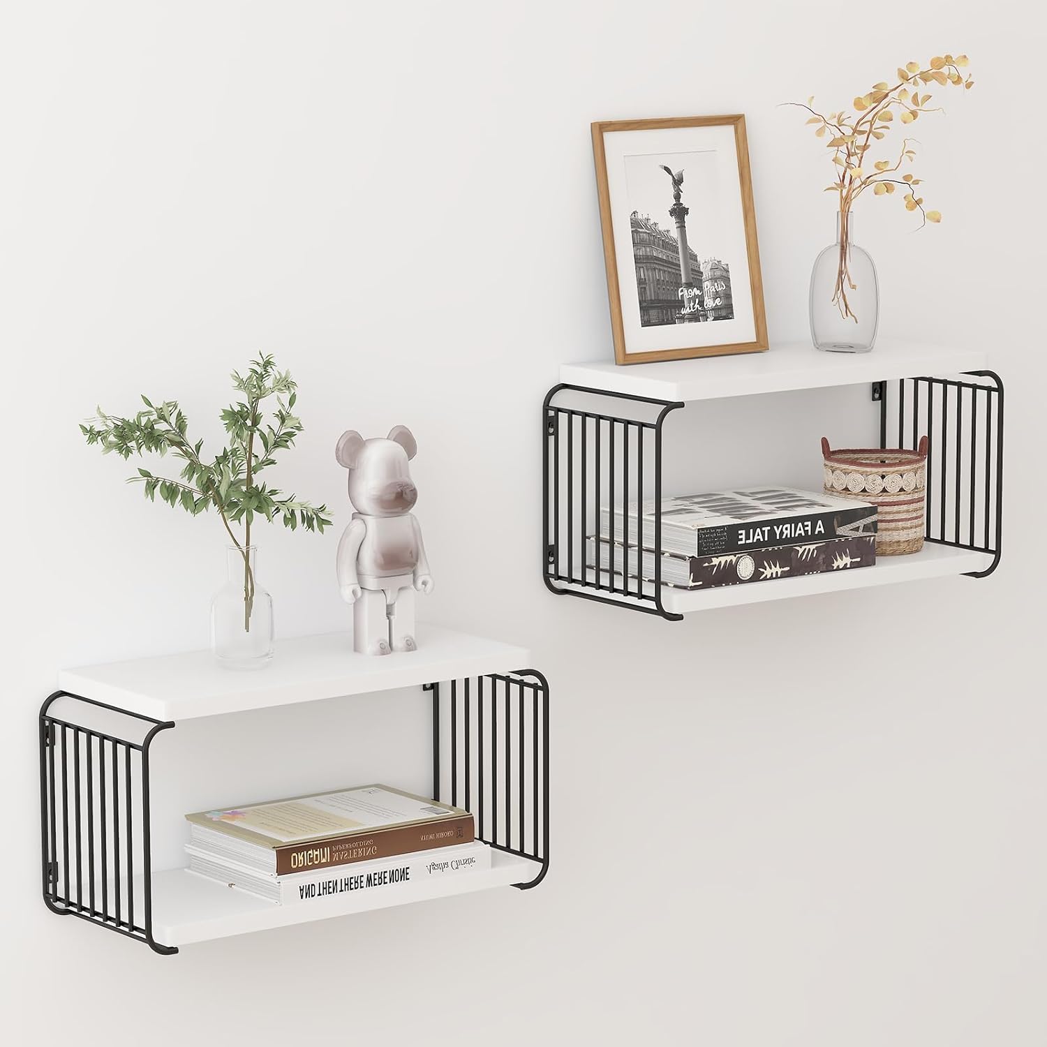 Modern Floating Nightstand Shelves for Bedroom and Living Room
