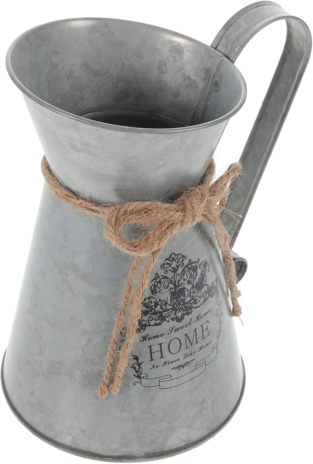 Farmhouse Vintage Metal Flower Bucket for Home Decor