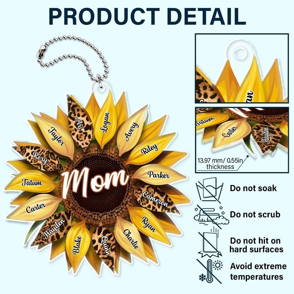 Personalized Car Hanger for Mom Grandma Auntie Nana