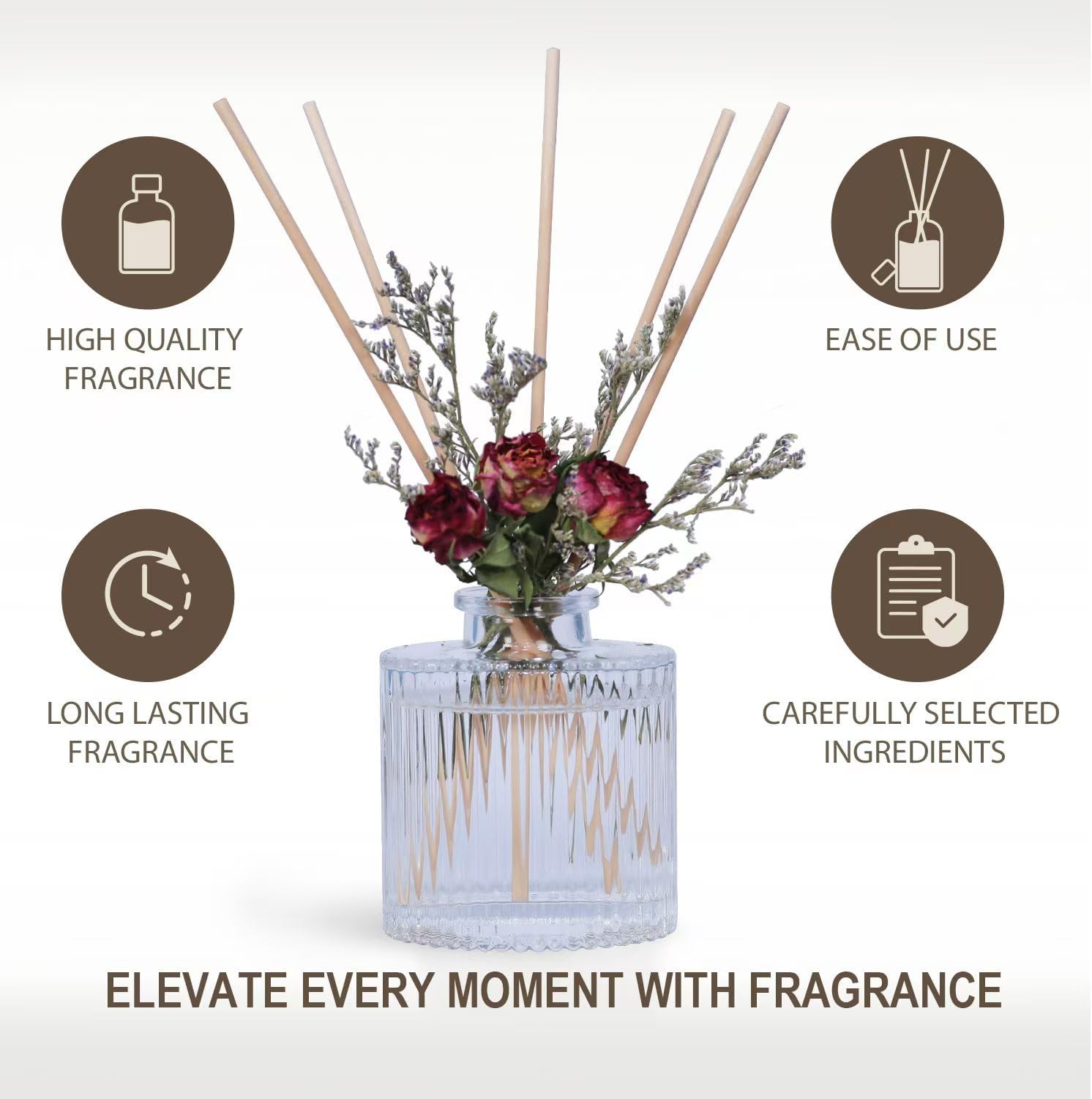 UCC Classic Cream Vanilla Reed Diffuser Set