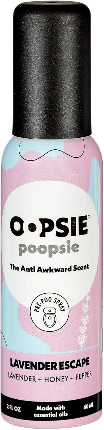 Lavender Escape Toilet Spray 2oz Portable Odor Eliminator