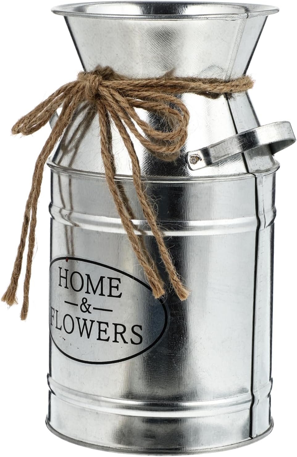Vintage Iron Bucket Flower Pot for Home Decor
