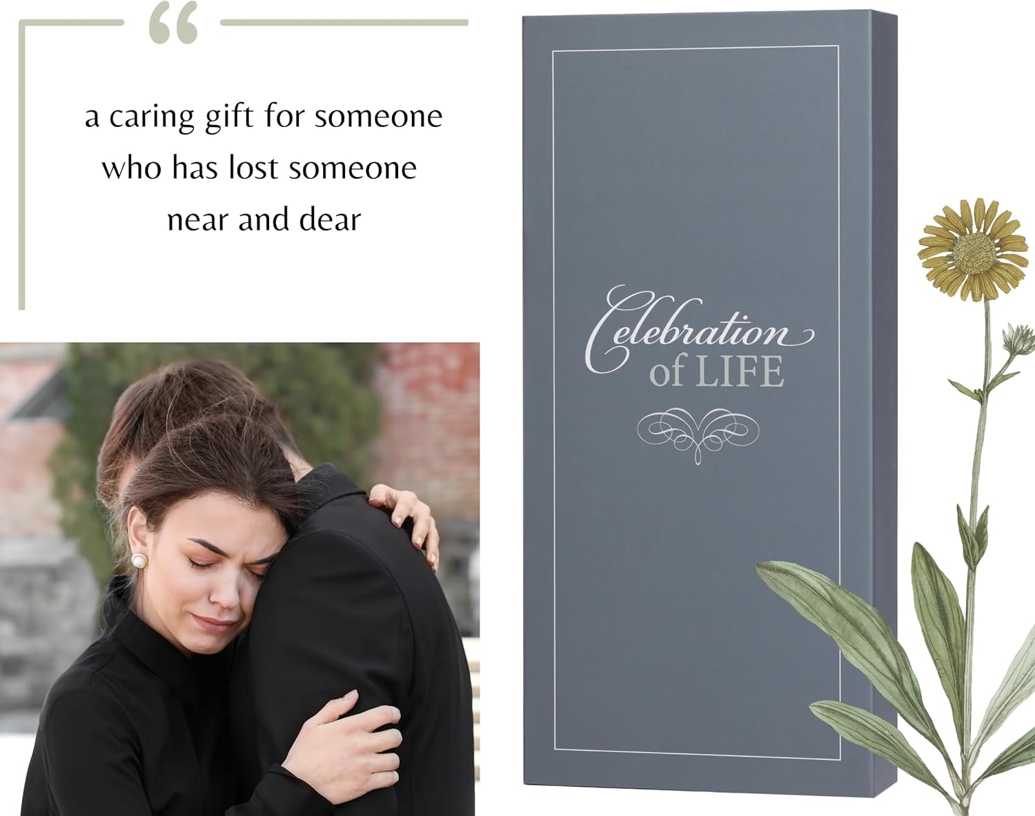 Celebration of Life Sympathy Gift with Crystal Ornament