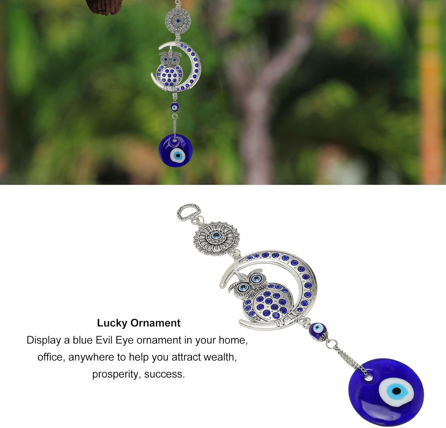Pssopp Blue Evil Eye Charm Hanging Ornament