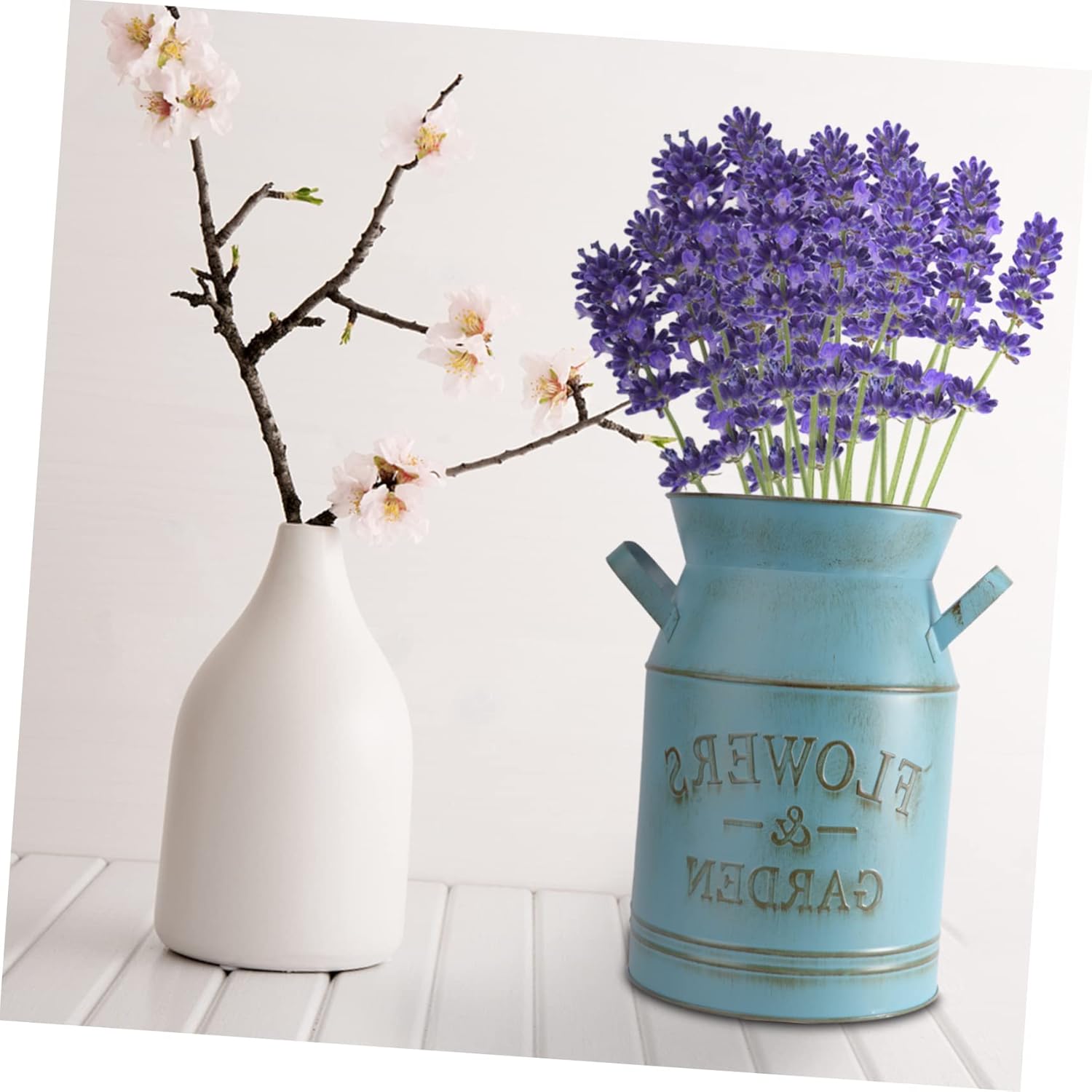 Metal Crafted Flower Vase for Bouquets and Decor