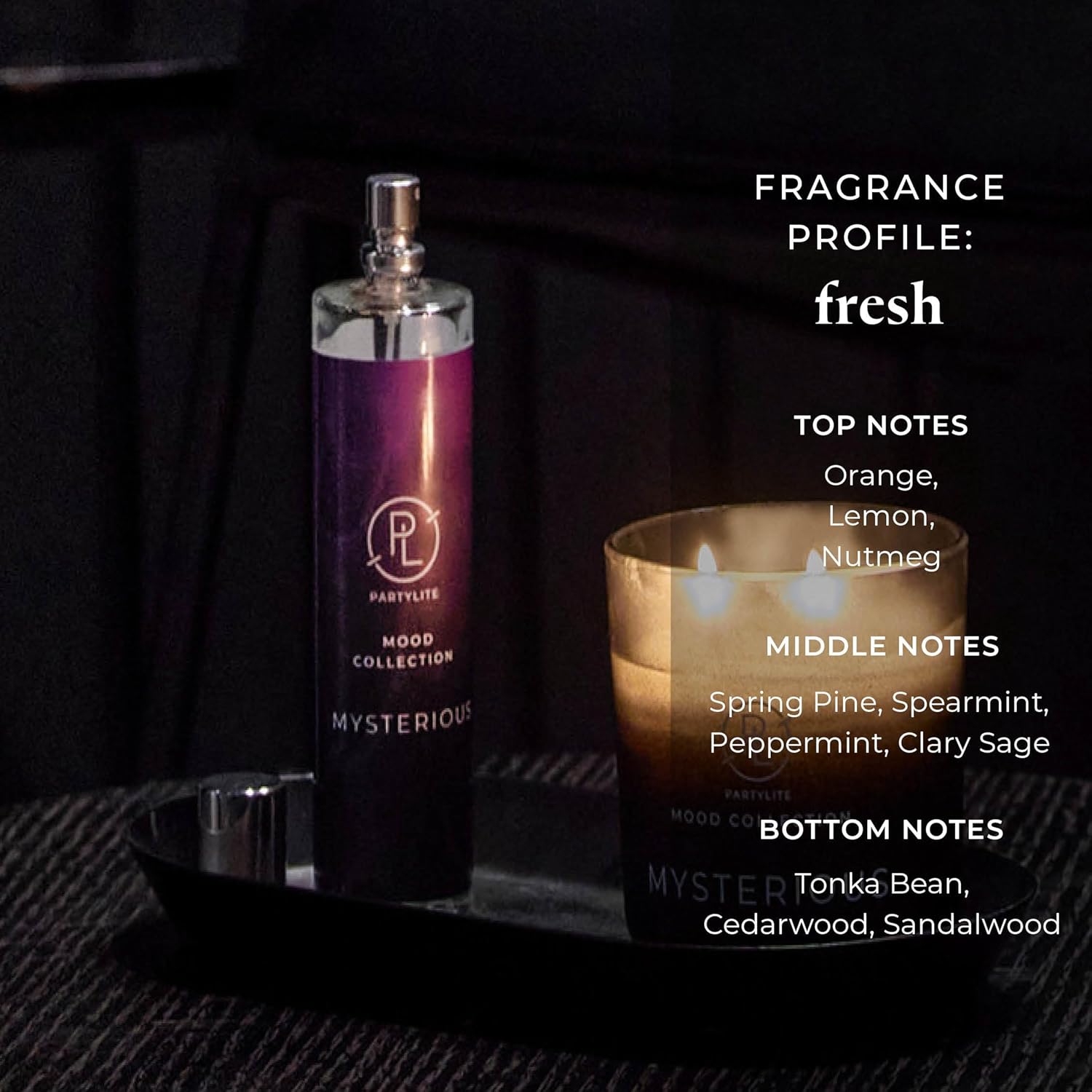 PartyLite Mysterious Scented Room Spray 100mL