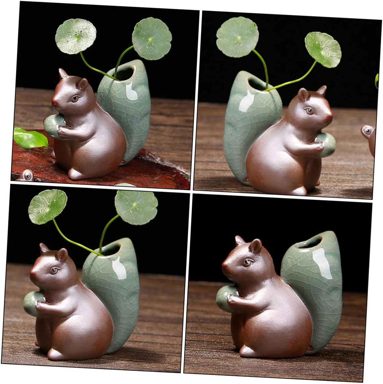 Retro Mini Ceramic Vase for Home Office Decor 1