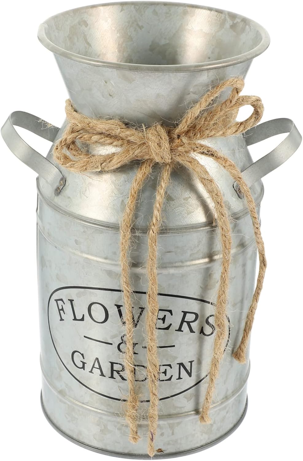 STOBAZA Vintage Metal Flower Bucket Planter for Dried and Fresh Flowers