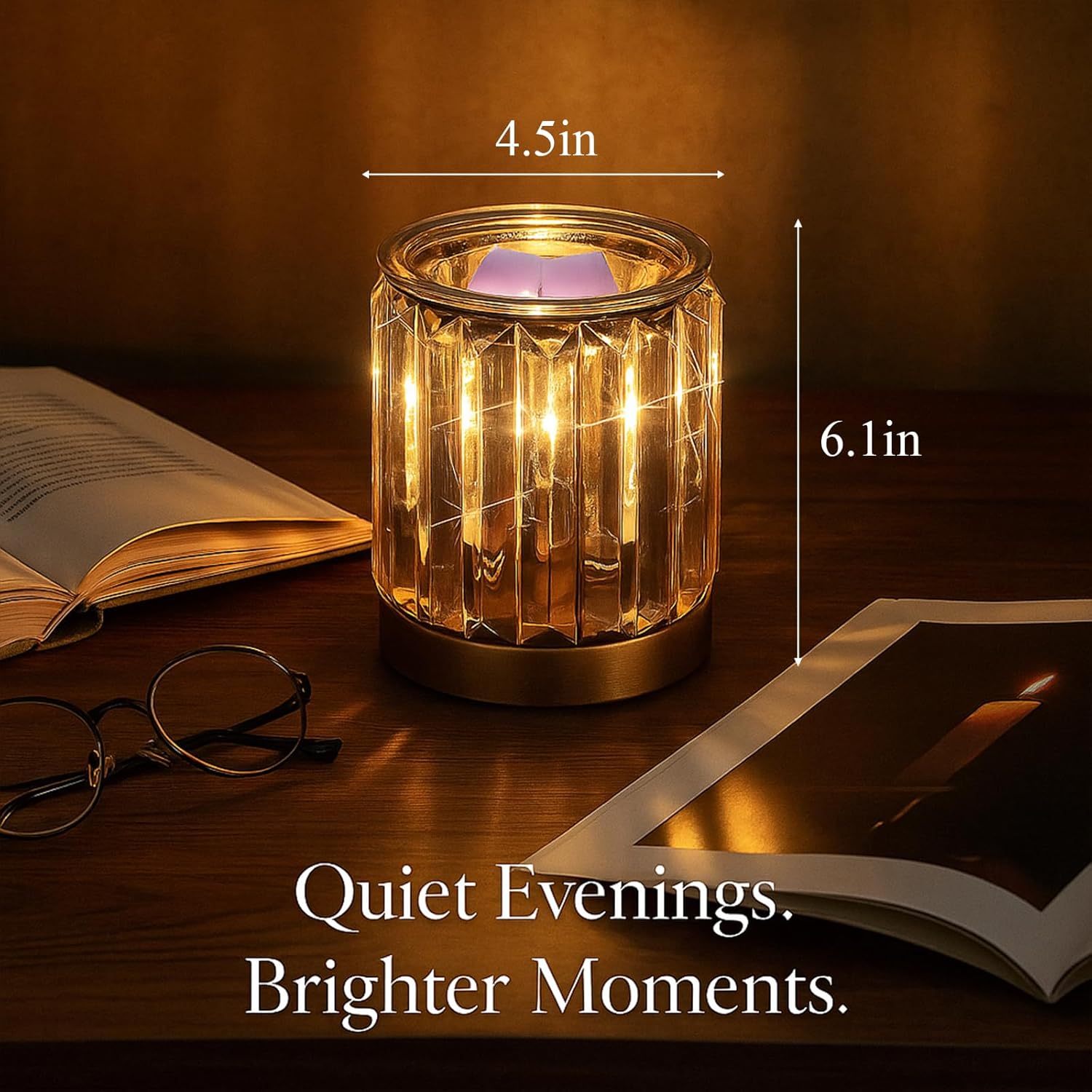 Leyoue Golden Melting Heater Electric Wax Warmer Aroma Lamp