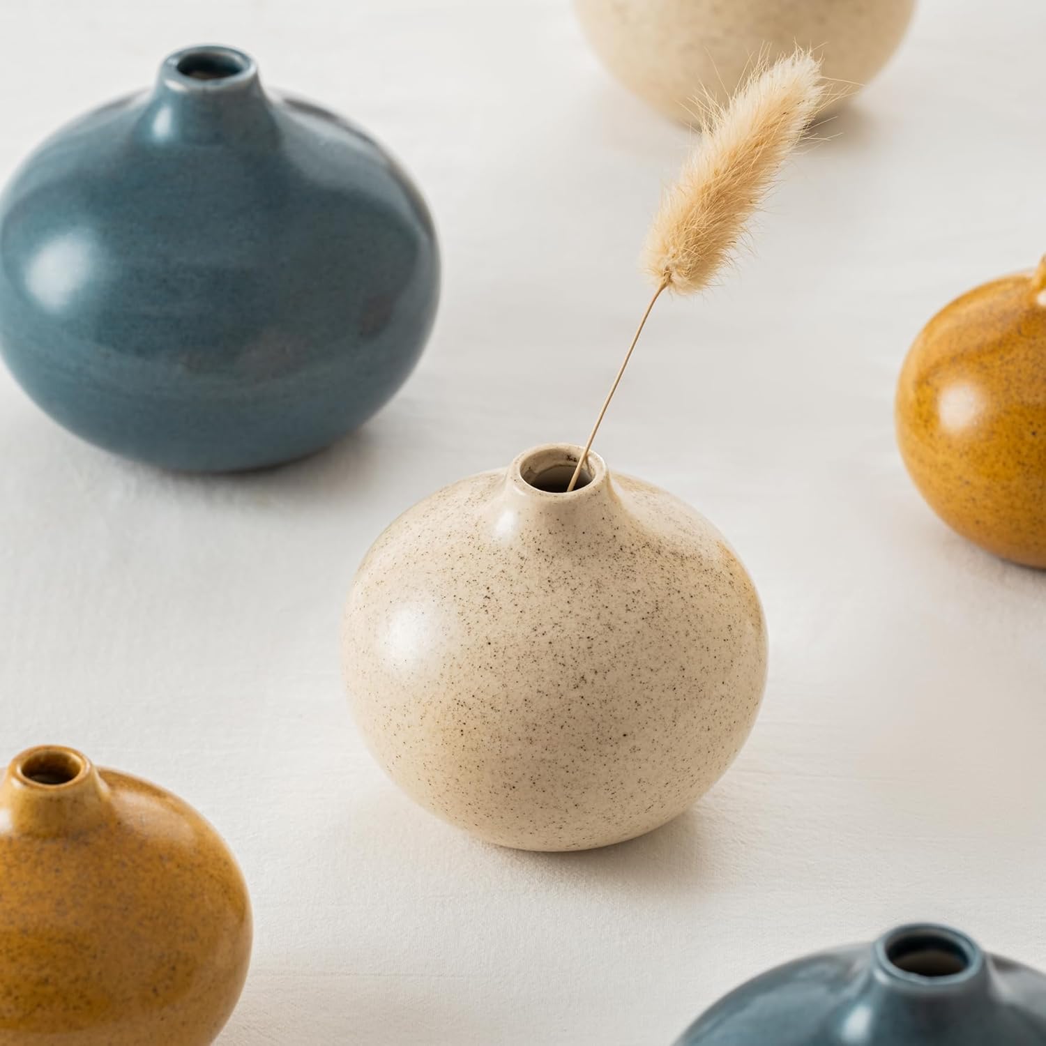 Ceramic Vase Set of 3 for Home Decor