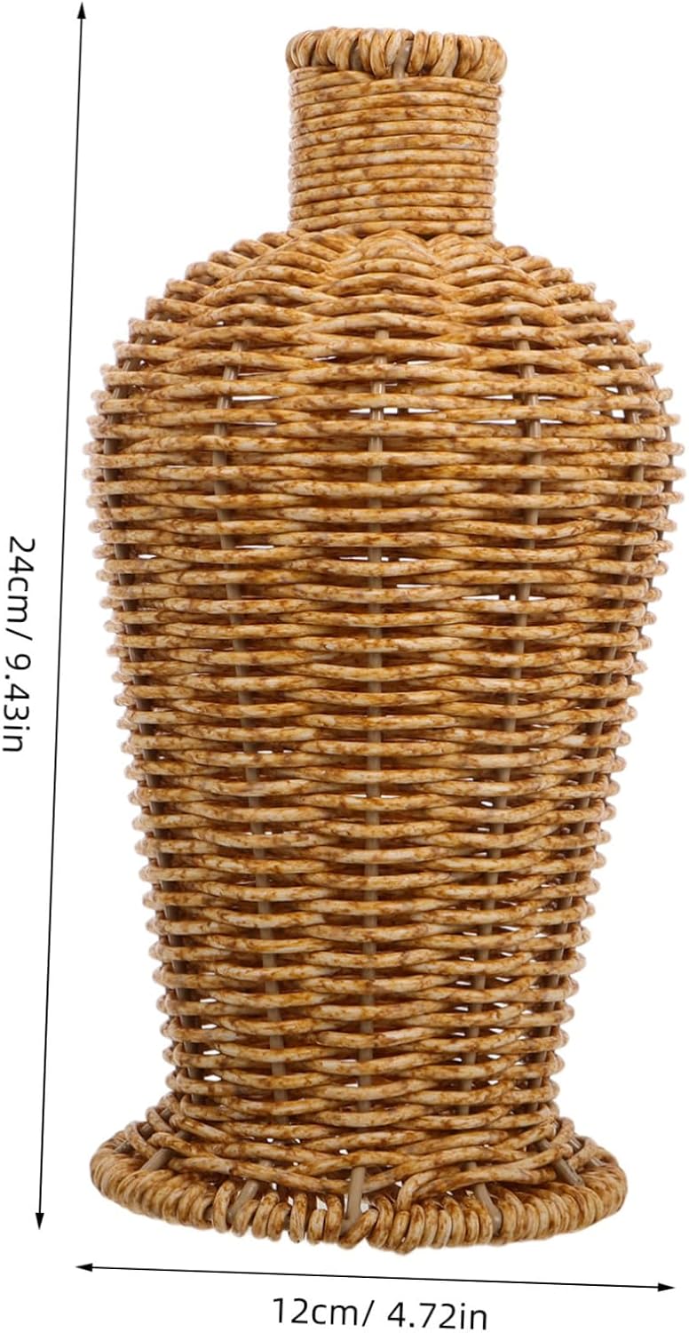 Modern Floral Vase Imitation Rattan Wedding Centerpiece