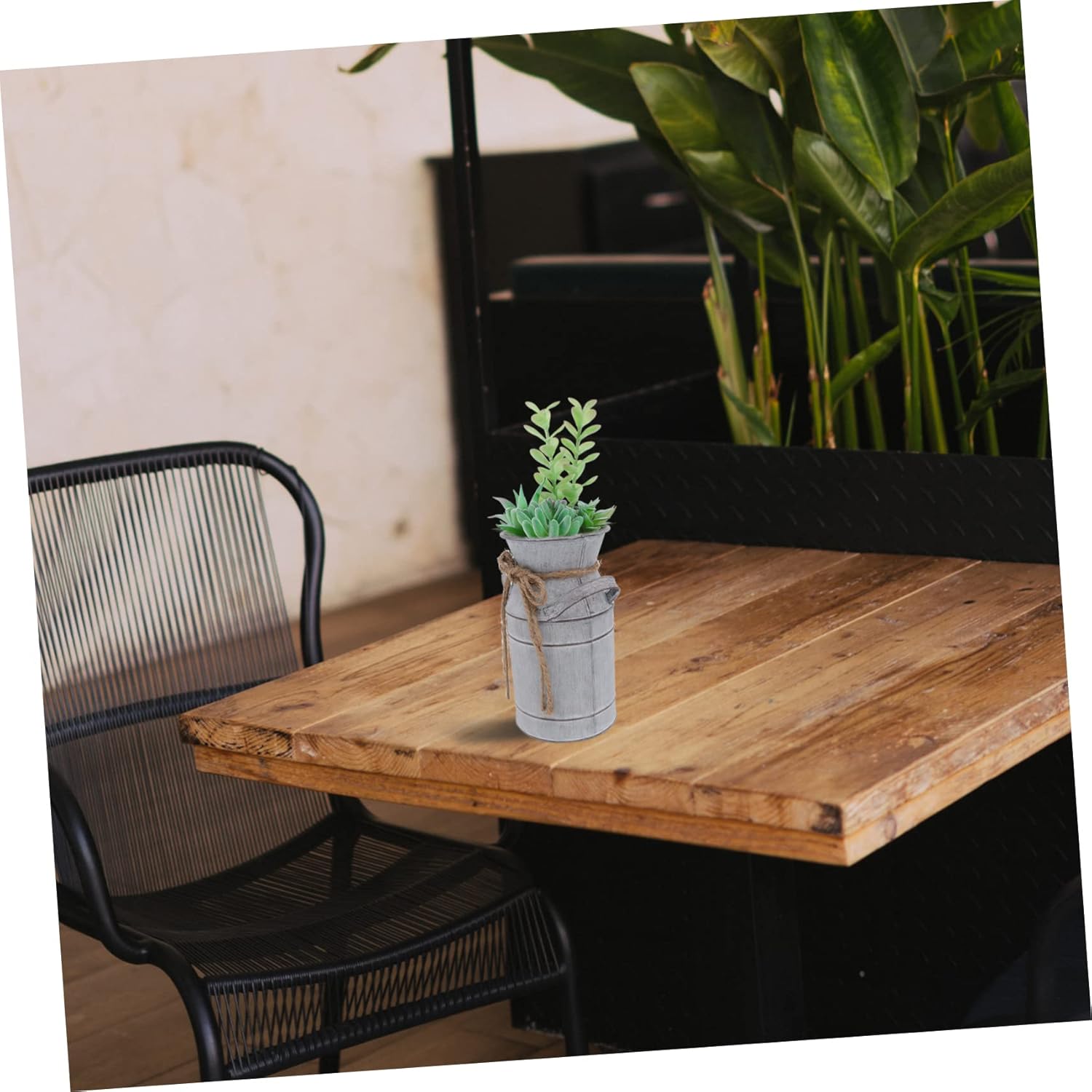 StobaZA Decorative Iron Flower Bucket for Home and Garden