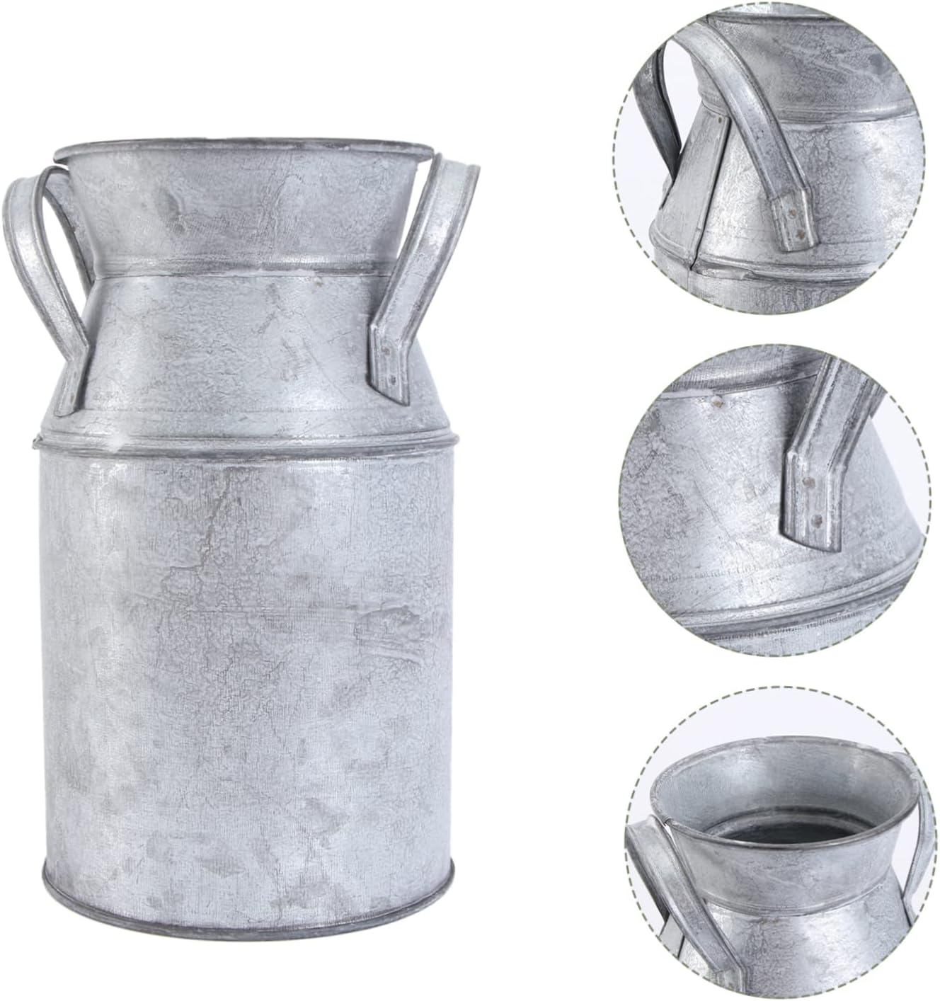 Vintage Iron Sheet Flower Vase Stylish Home Decor