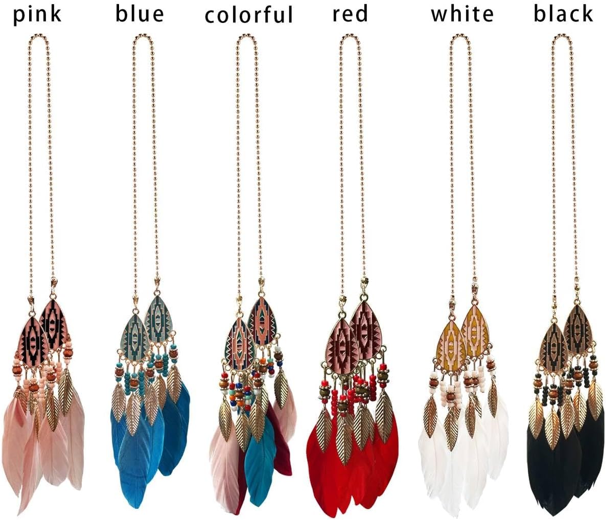 Boho Dream Catcher Car Ornament - White