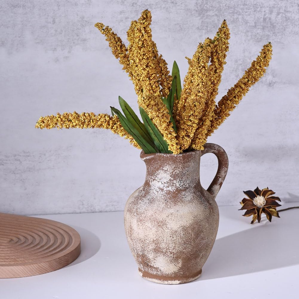 Rustic Farmhouse Ceramic Vase 81 Inch Tall