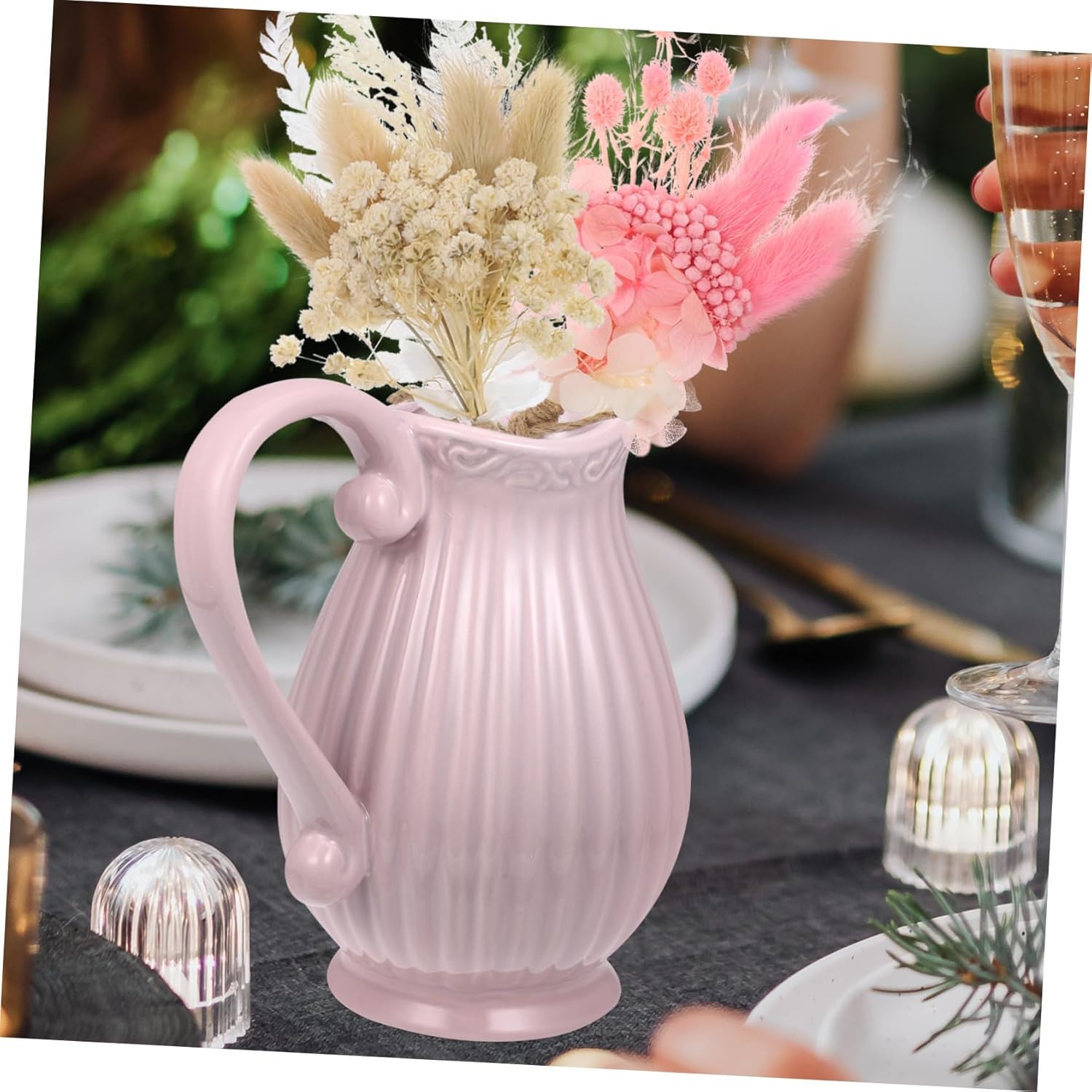 STOBAZA Ceramic Flower Vase Decorative Home Ornament