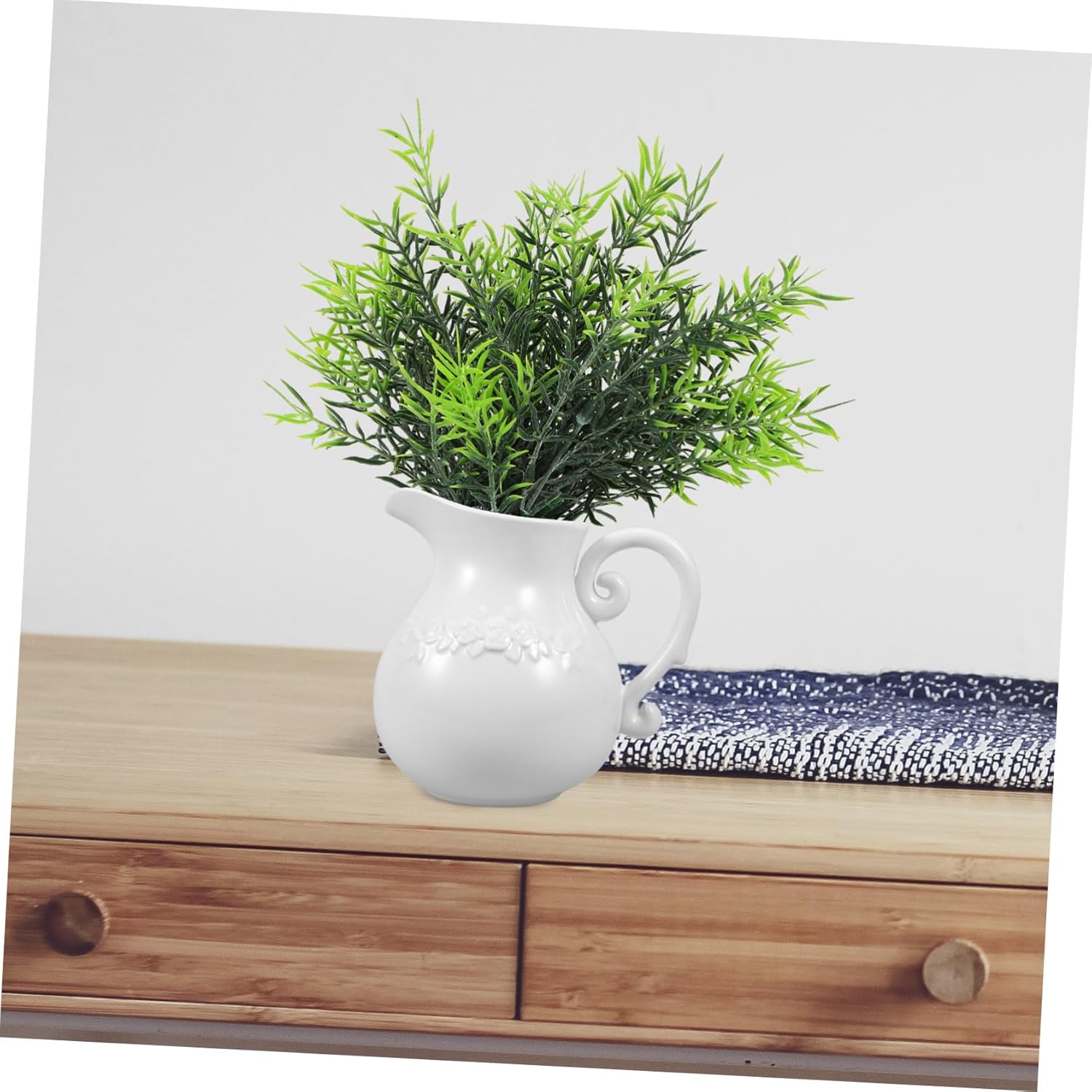 Retro European Ceramic Pitcher Flower Vase for Home and Office
