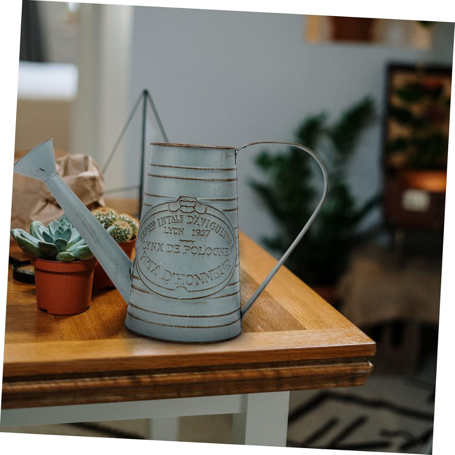 Vintage Style Iron Flower Vase for Dried Flowers