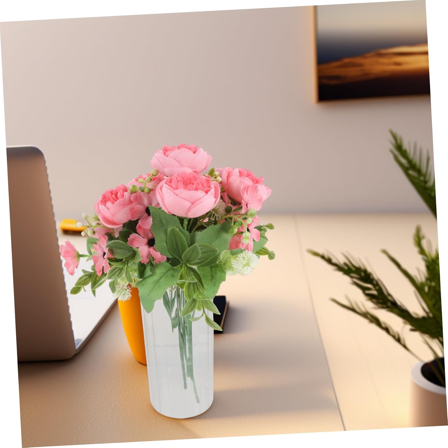 STOBAZA Clear Hydroponic Vase for Home Decor and Occasions