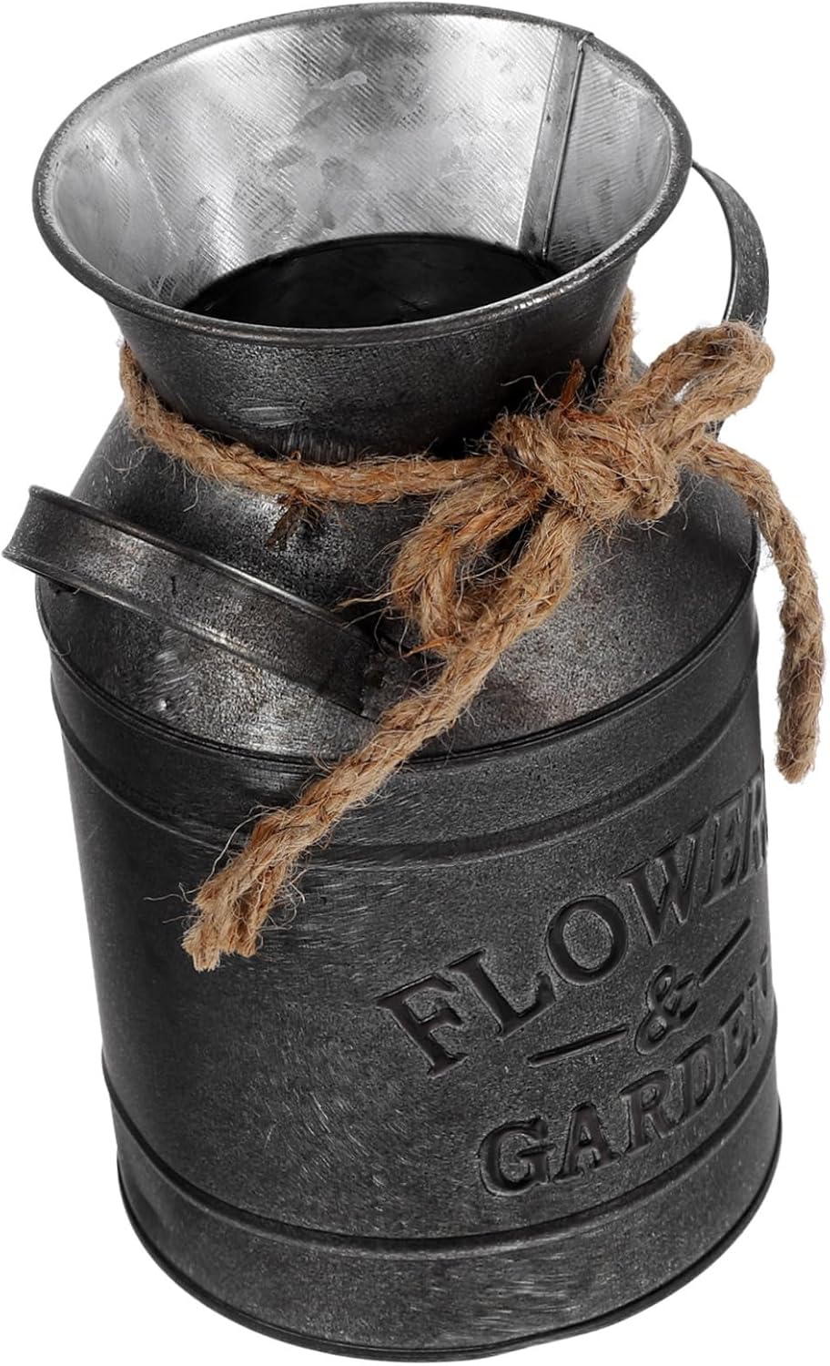 Vintage Flower Bucket Rustic Decorative Pitcher Vase for Cottagecore Decor 1