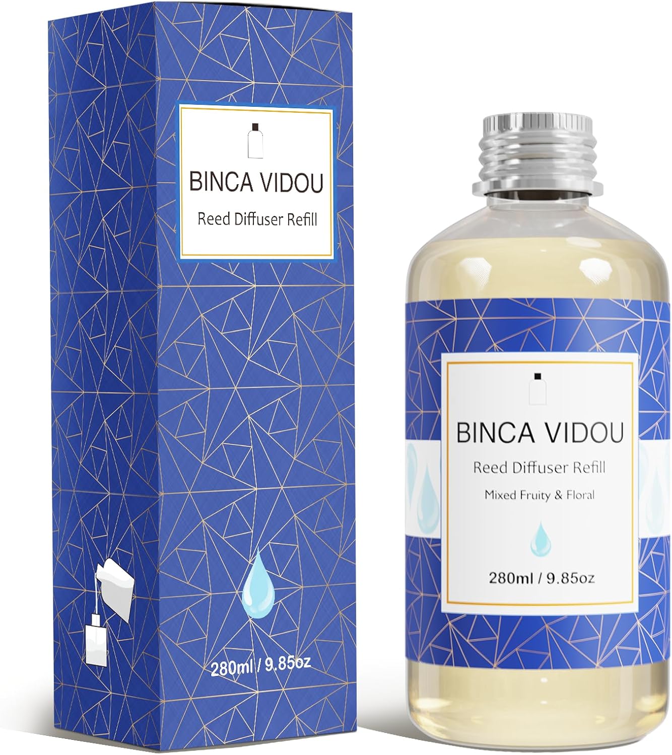 Binca Vidou Reed Diffuser Oil Refill 280ml with 12 Sticks