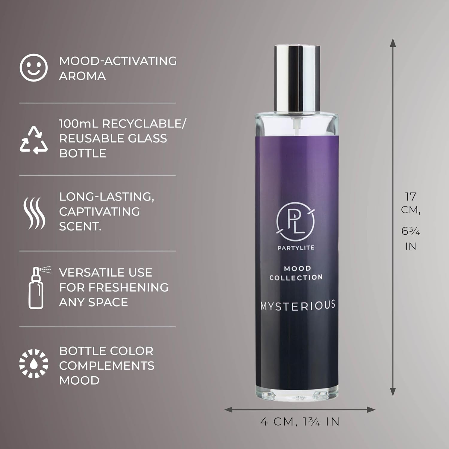 PartyLite Mysterious Scented Room Spray 100mL