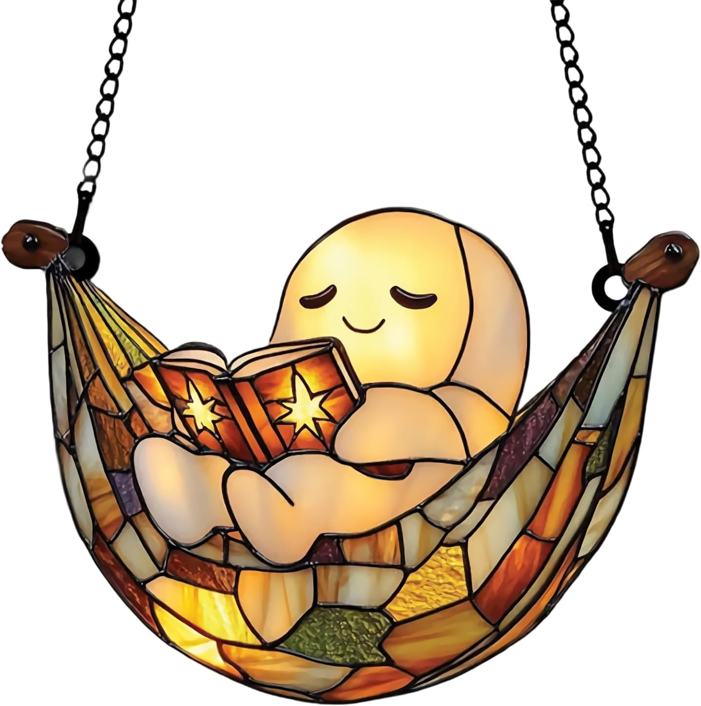 2025 Cute Ghost Reading Book Ornament