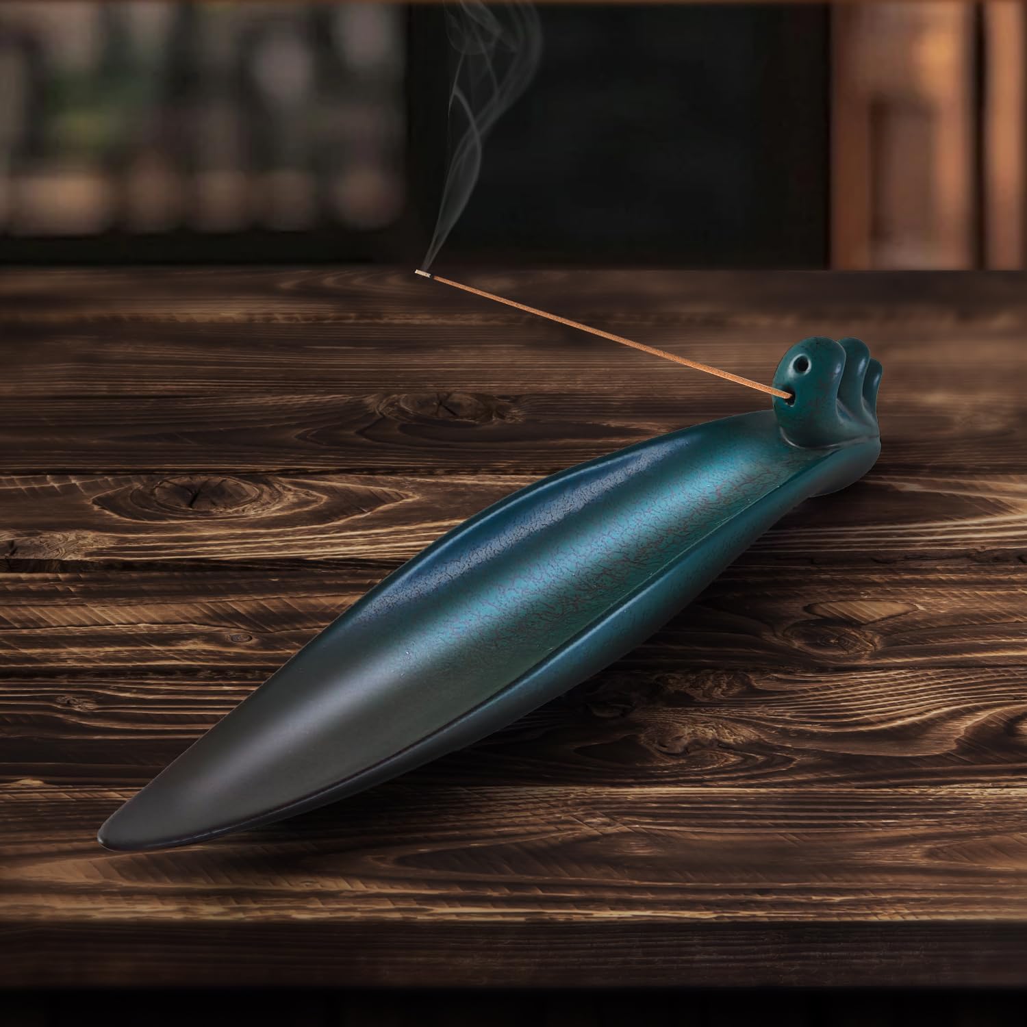 Minimalist Wave Incense Holder for Sticks