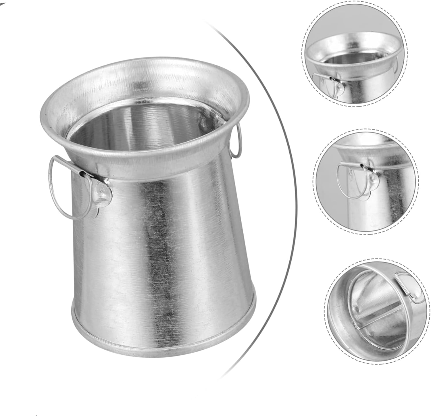 9pcs Vintage Iron Flower Vase Rustic Decor Holder