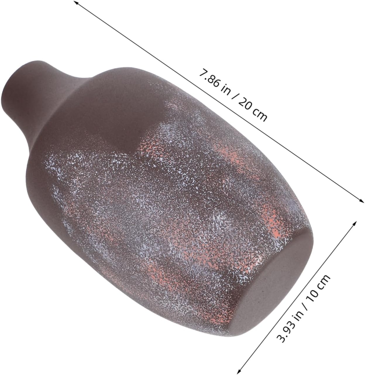 Vintage Metal Flower Vase Decorative Tabletop for Home