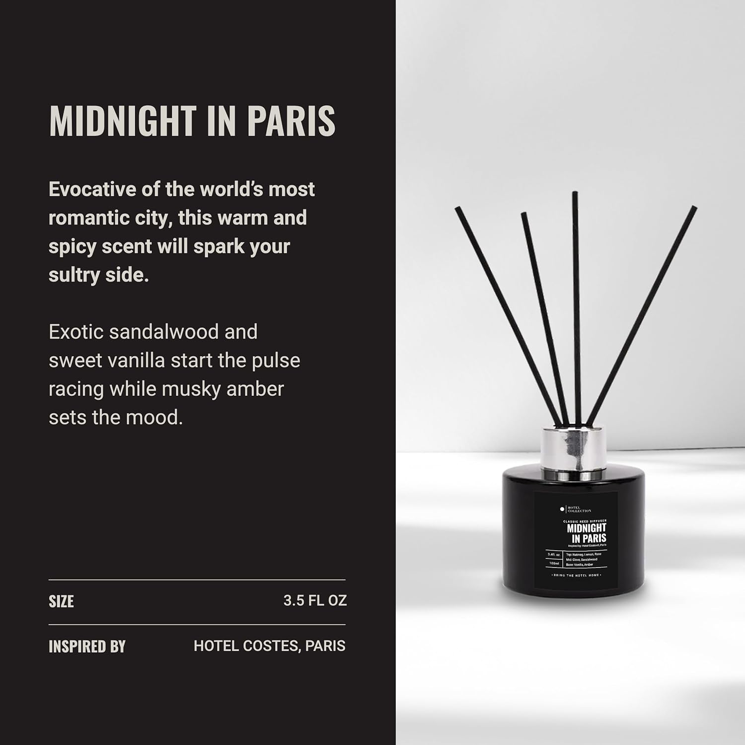 Hotel Collection Midnight in Paris Reed Diffuser Oil Blend