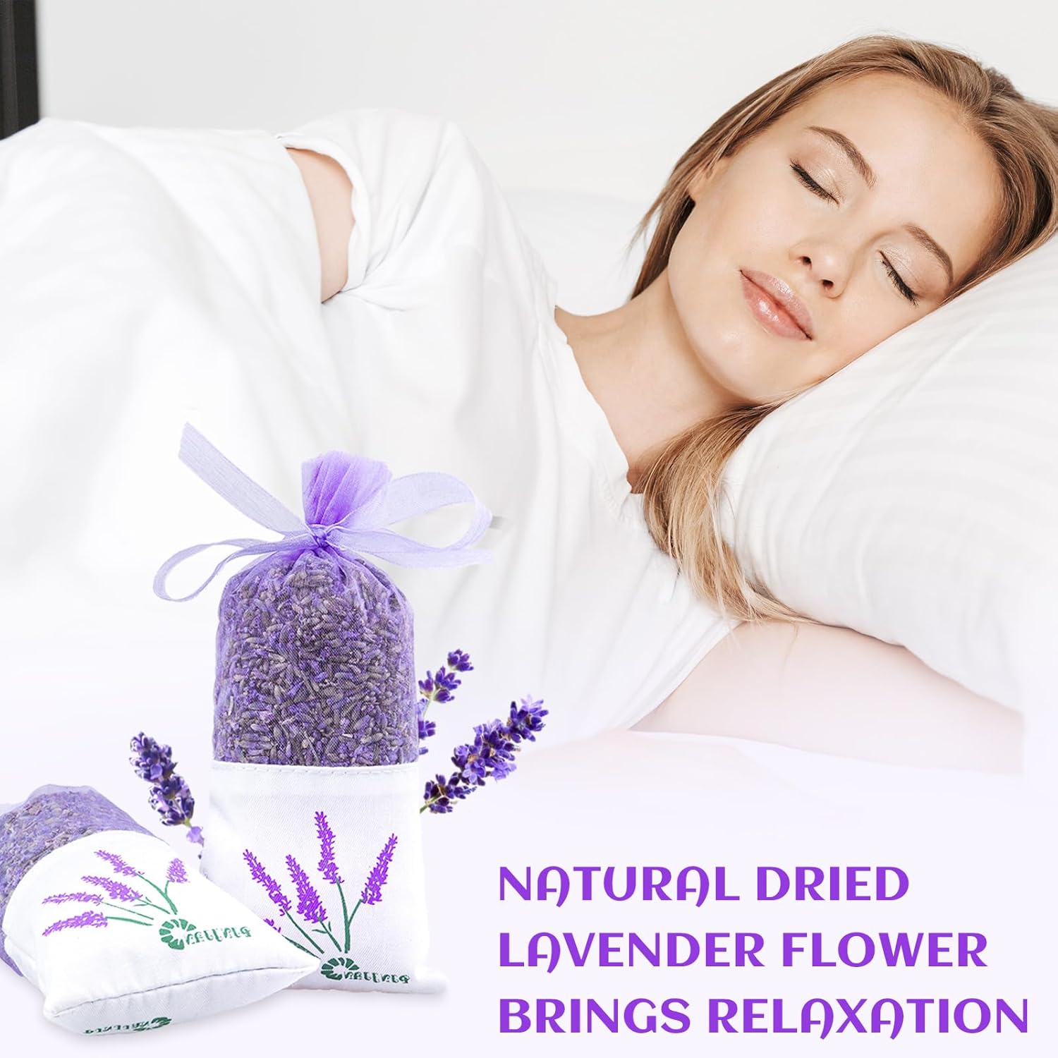 6-Pack Lavender Scent Sachet Bags for Home Use