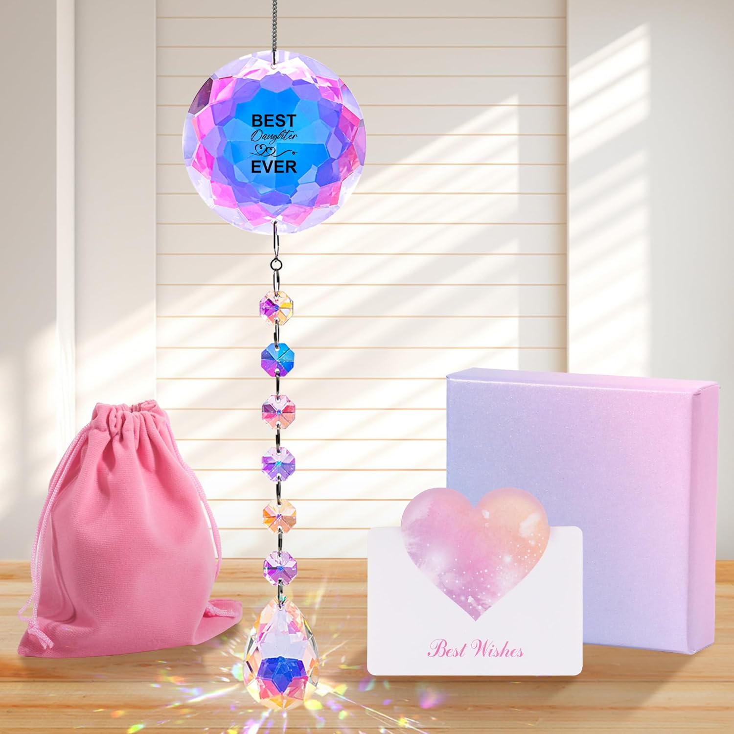 Crystal Suncatcher Gifts for Daughters - BirthdayChristmas Decor